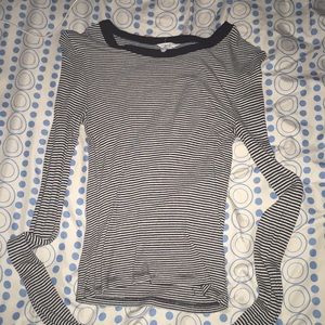 Long sleeve, striped shirt